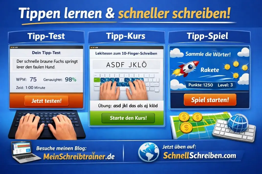 free typing test deutsch