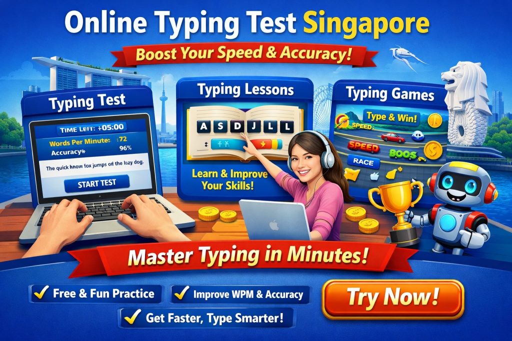 Online typing test Singapore